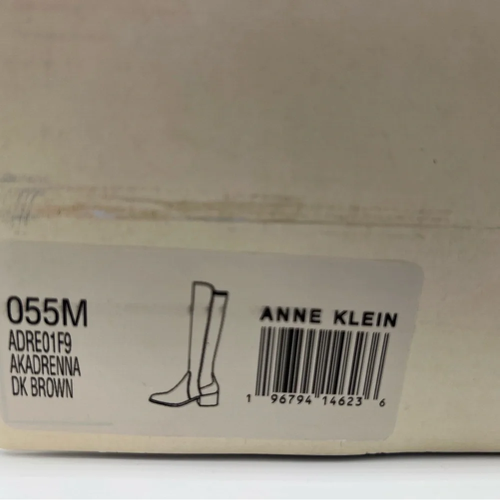 Woman's Boots Anne Klein Adrenna Knee High boots Dark Brown Suede Sz 5.5 M